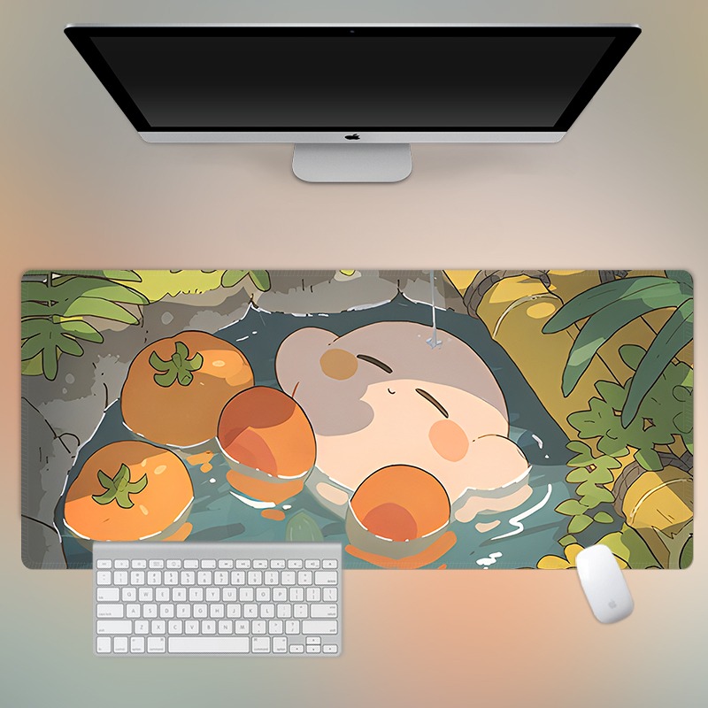 星之卡比電競超大遊戲加厚防滑鼠標墊