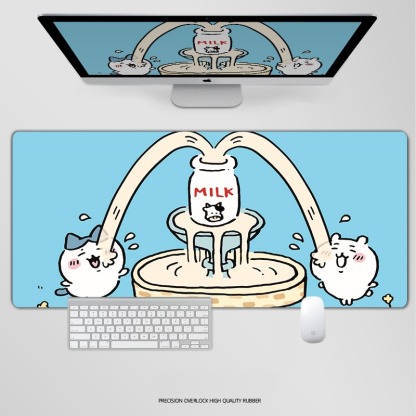 chiikawa電競超大遊戲加厚防滑鼠標墊