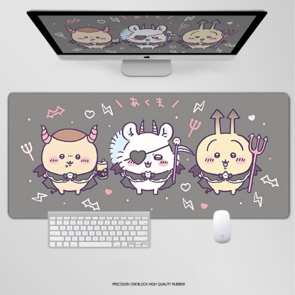 chiikawa電競超大遊戲加厚防滑鼠標墊
