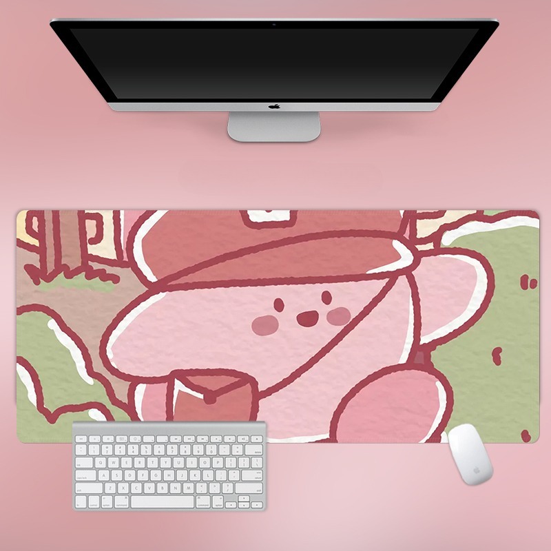 星之卡比電競超大遊戲加厚防滑鼠標墊