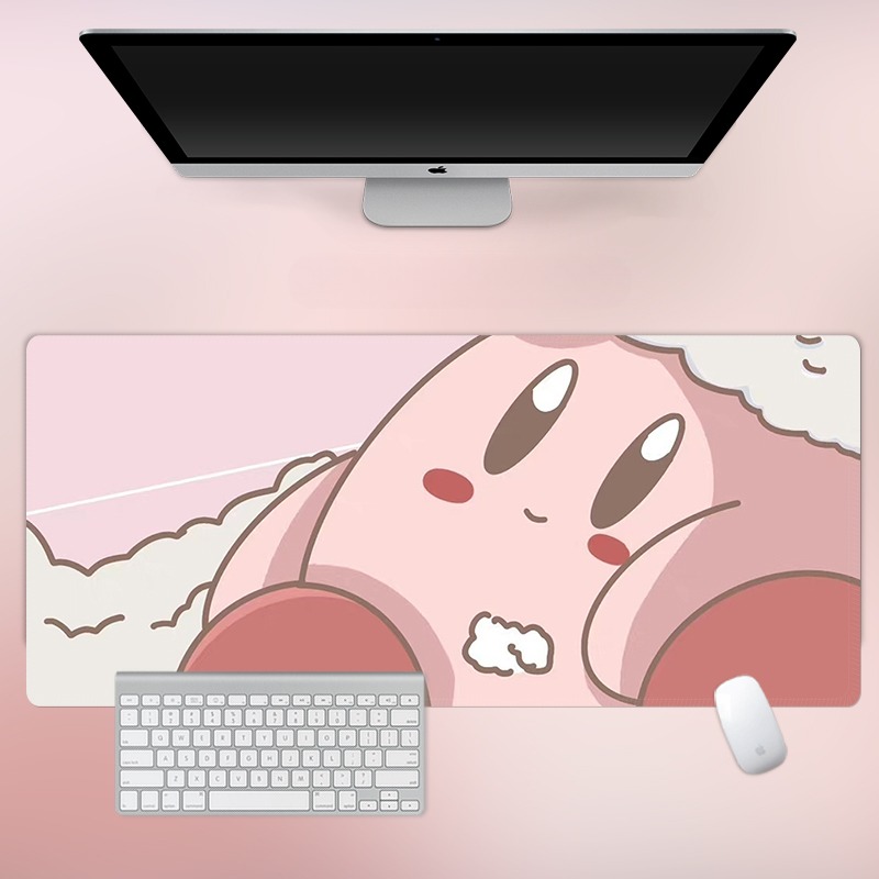 星之卡比電競超大遊戲加厚防滑鼠標墊