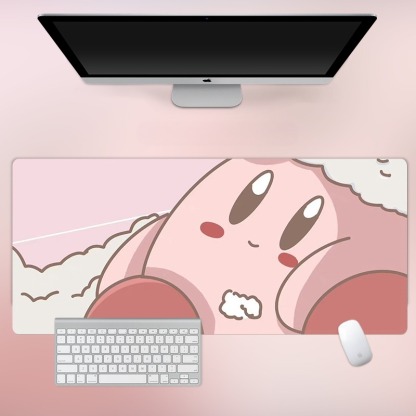 星之卡比電競超大遊戲加厚防滑鼠標墊