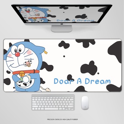 哆啦A夢電競超大遊戲加厚防滑鼠標墊