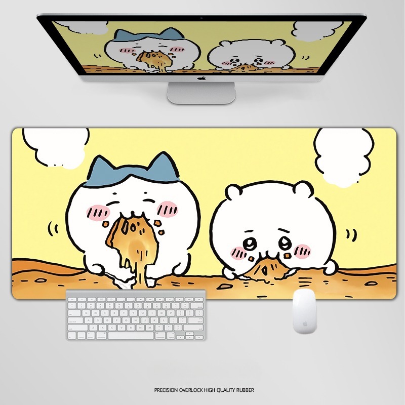 chiikawa電競超大遊戲加厚防滑鼠標墊