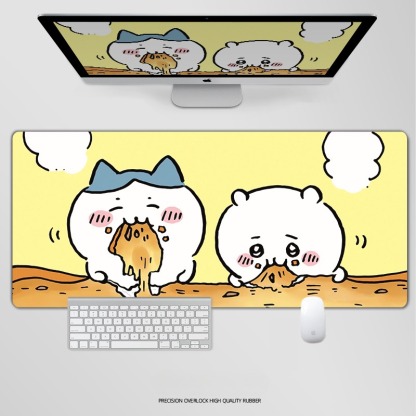 chiikawa電競超大遊戲加厚防滑鼠標墊