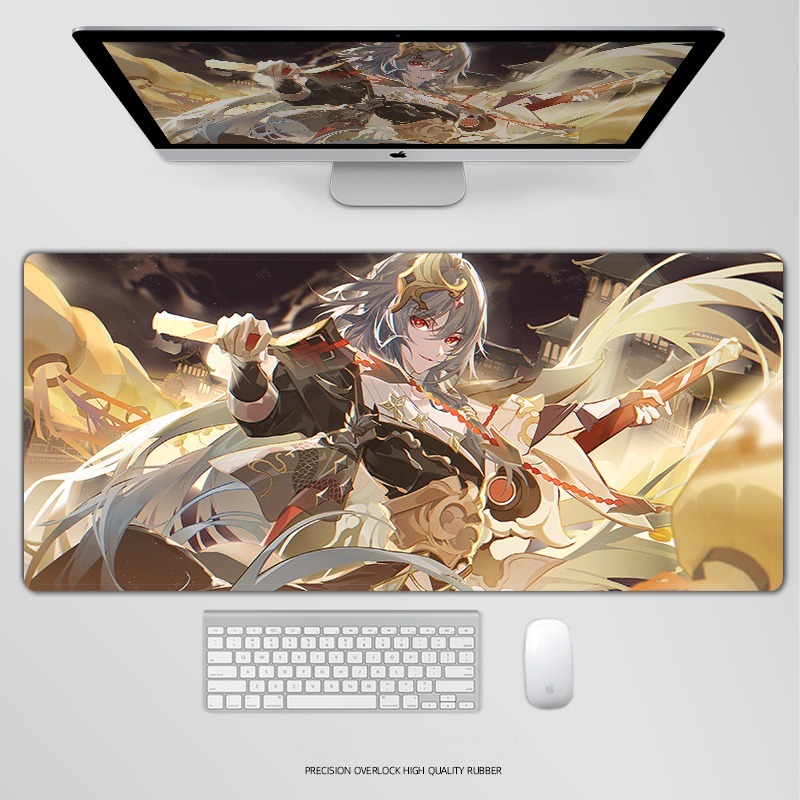 崩壞星穹鐵道電競超大遊戲加厚防滑鼠標墊