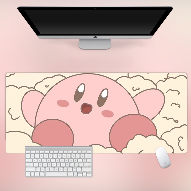 星之卡比電競超大遊戲加厚防滑鼠標墊