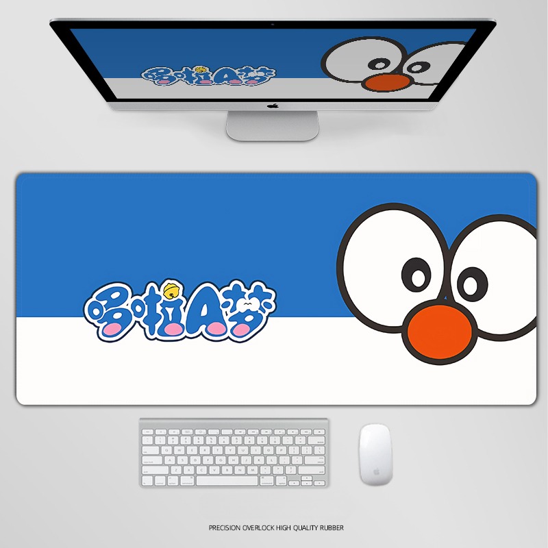 哆啦A夢電競超大遊戲加厚防滑鼠標墊