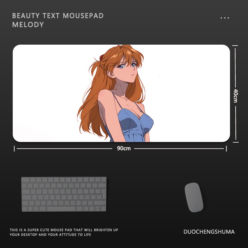 EVA新世紀福音戰士電競超大遊戲加厚防滑鼠標墊