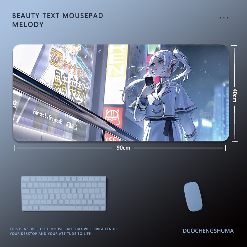 動漫電競超大遊戲加厚防滑鼠標墊