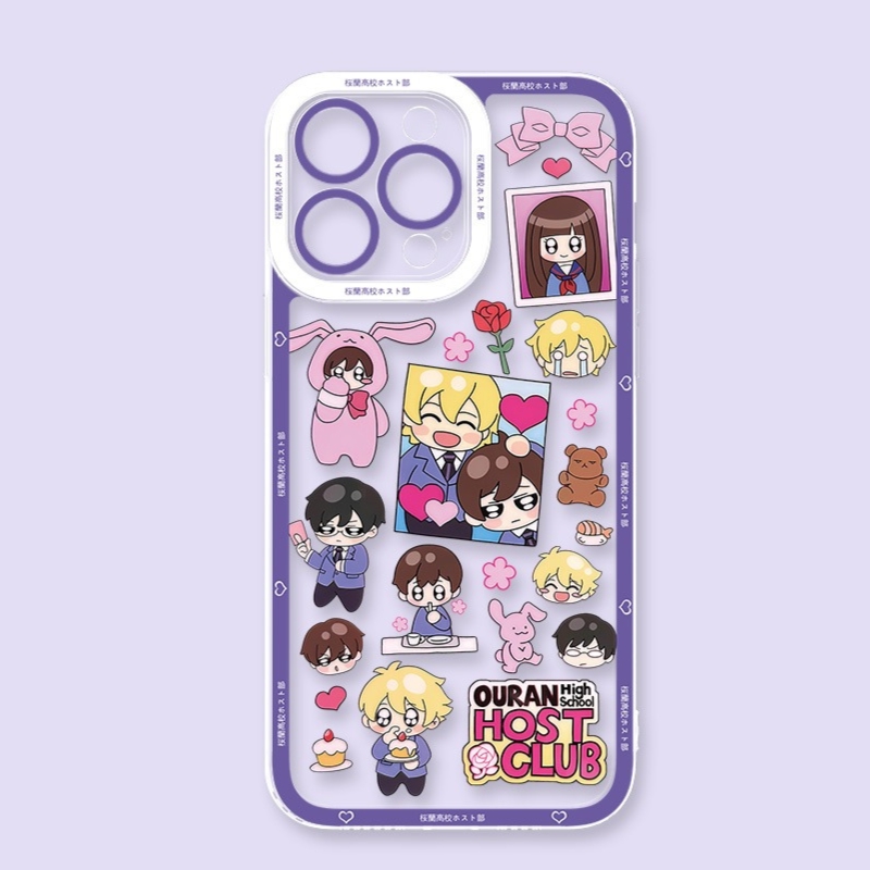 櫻花高校男公關部天使眼透明防摔軟殼