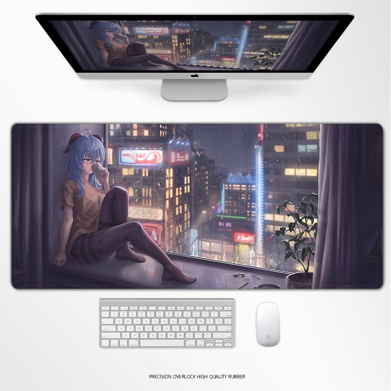 原神電競超大遊戲加厚防滑鼠標墊