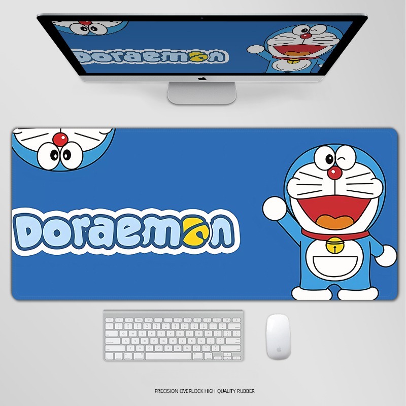哆啦A夢電競超大遊戲加厚防滑鼠標墊
