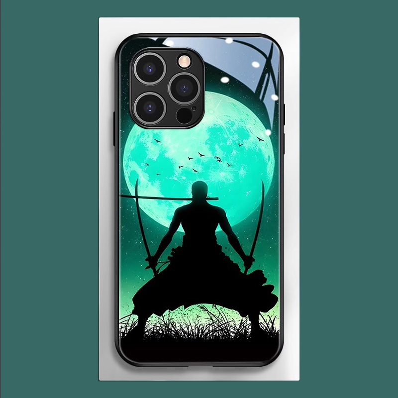 海賊王新款高清全包防摔玻璃殼