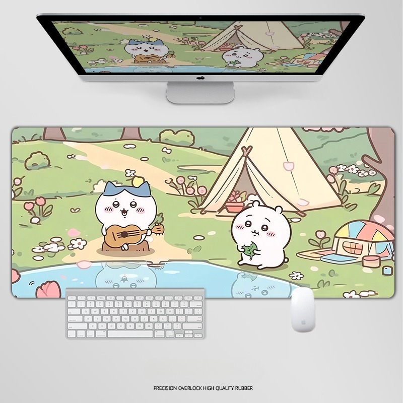 chiikawa電競超大遊戲加厚防滑鼠標墊