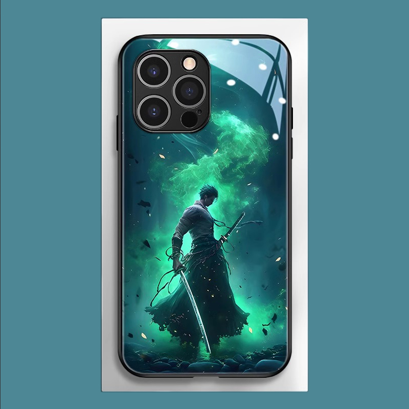 海賊王新款高清全包防摔玻璃殼