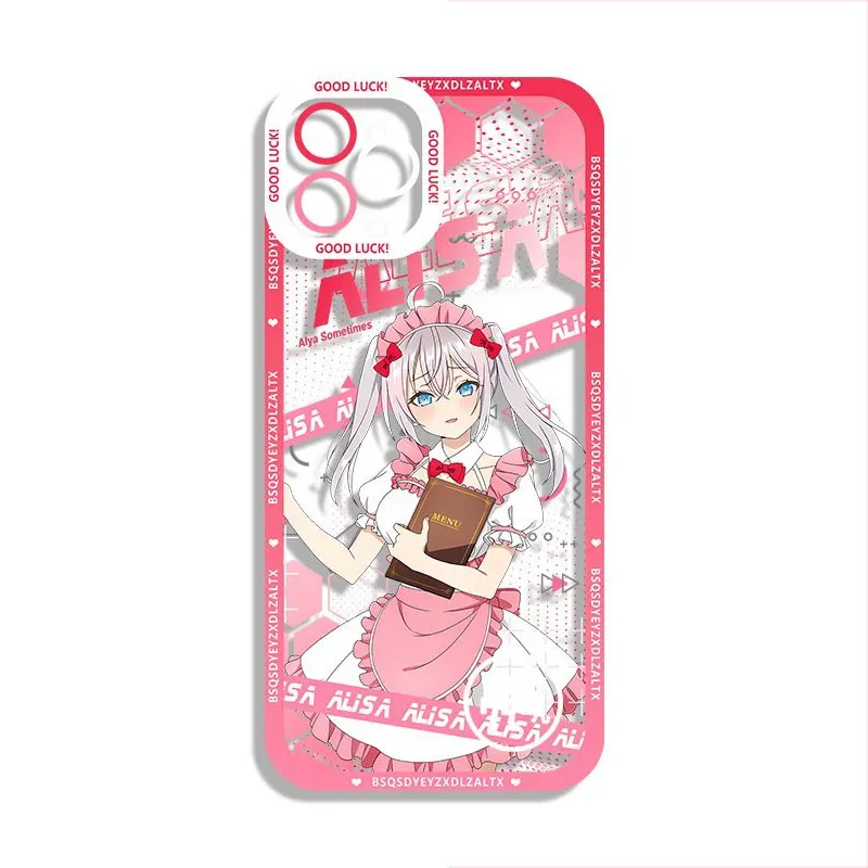 不時輕聲地以俄語遮羞的鄰座艾莉同學天使眼透明防摔軟殼