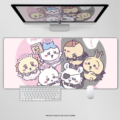 chiikawa電競超大遊戲加厚防滑鼠標墊