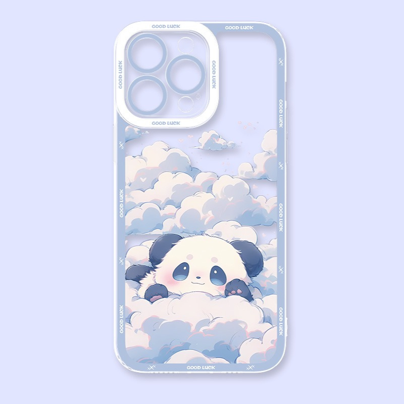 熊貓天使眼透明防摔軟殼