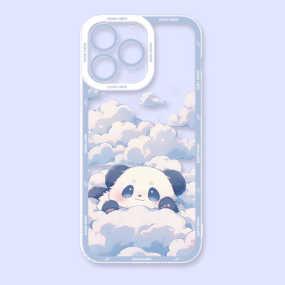 熊貓天使眼透明防摔軟殼