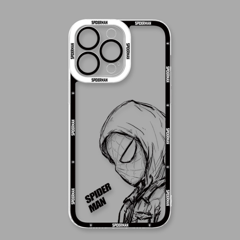 蜘蛛俠天使眼透明防摔軟殼