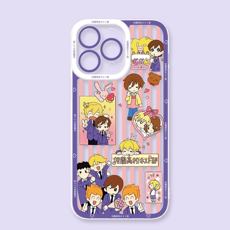 櫻花高校男公關部天使眼透明防摔軟殼