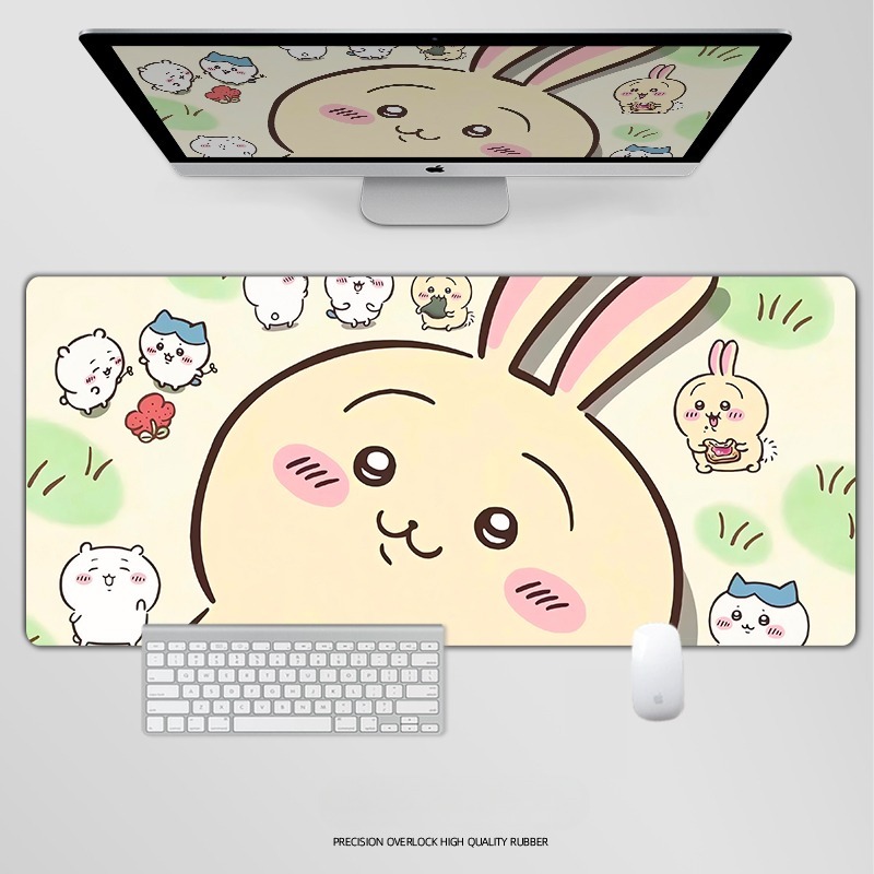 chiikawa電競超大遊戲加厚防滑鼠標墊