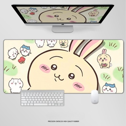 chiikawa電競超大遊戲加厚防滑鼠標墊