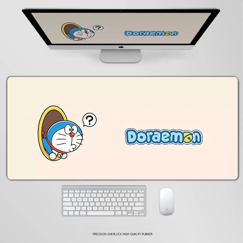 哆啦A夢電競超大遊戲加厚防滑鼠標墊