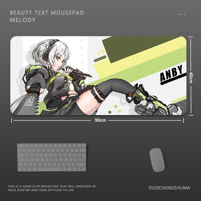 絕區零電競超大遊戲加厚防滑鼠標墊