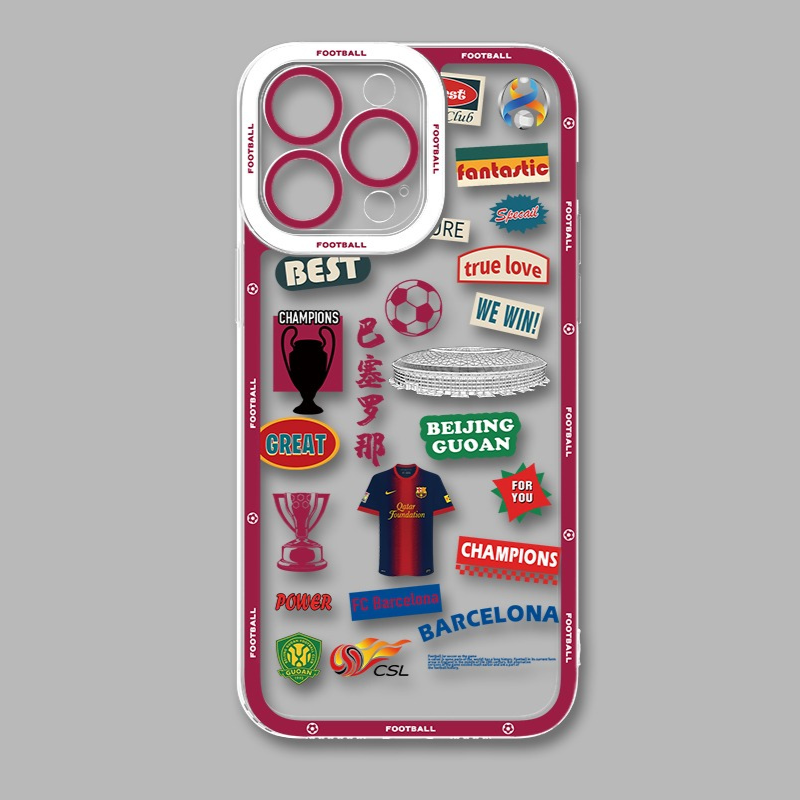 足球俱樂部天使眼透明防摔軟殼-ZUIHANG SHOP