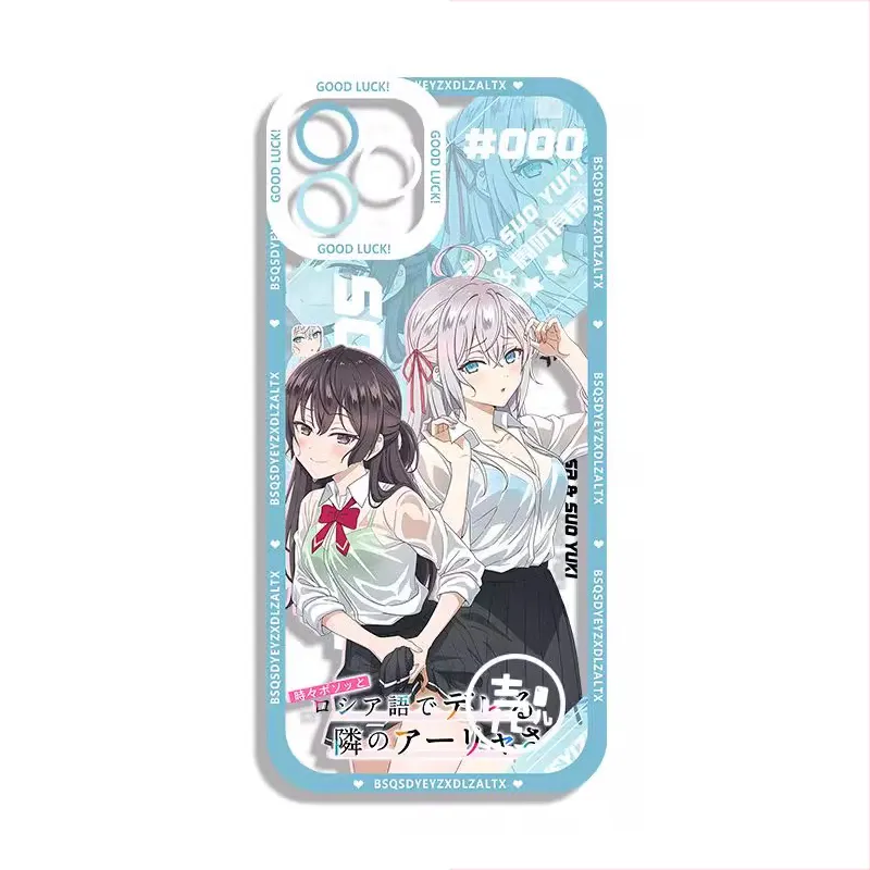 不時輕聲地以俄語遮羞的鄰座艾莉同學天使眼透明防摔軟殼