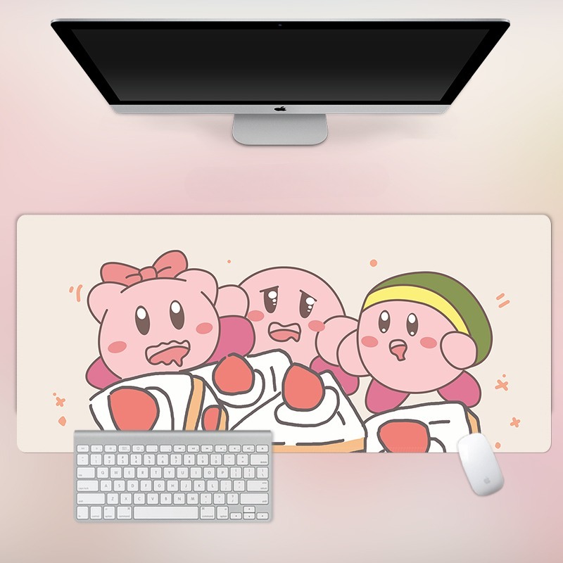 星之卡比電競超大遊戲加厚防滑鼠標墊