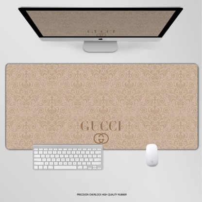 古馳電競超大遊戲加厚防滑鼠標墊
