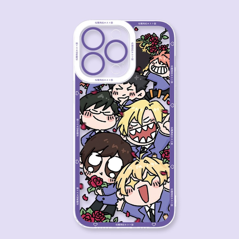 櫻花高校男公關部天使眼透明防摔軟殼