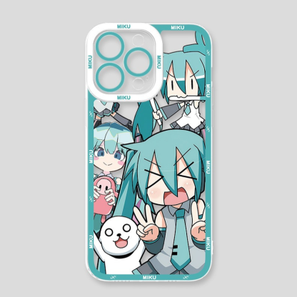 初音未來天使眼透明防摔軟殼