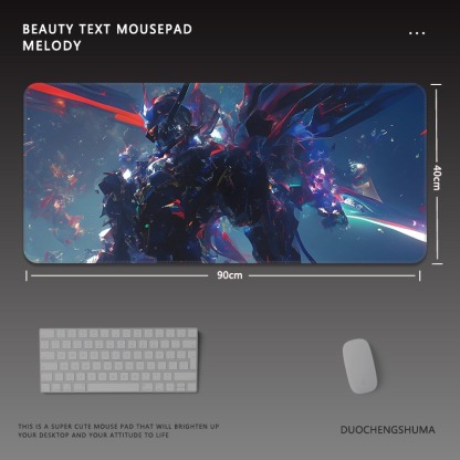 機動戰士鋼彈電競超大遊戲加厚防滑鼠標墊