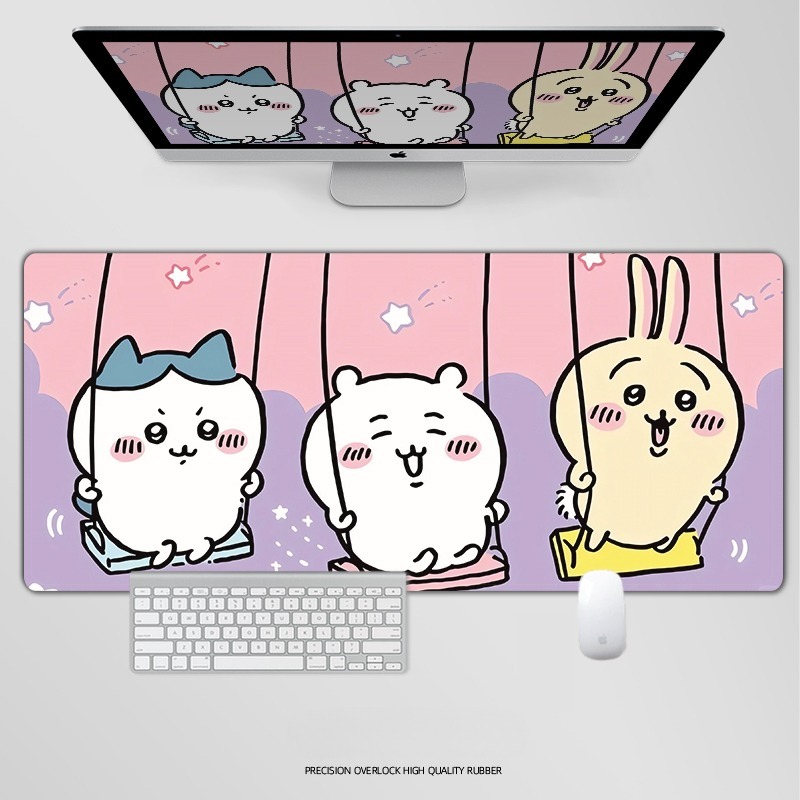 chiikawa電競超大遊戲加厚防滑鼠標墊