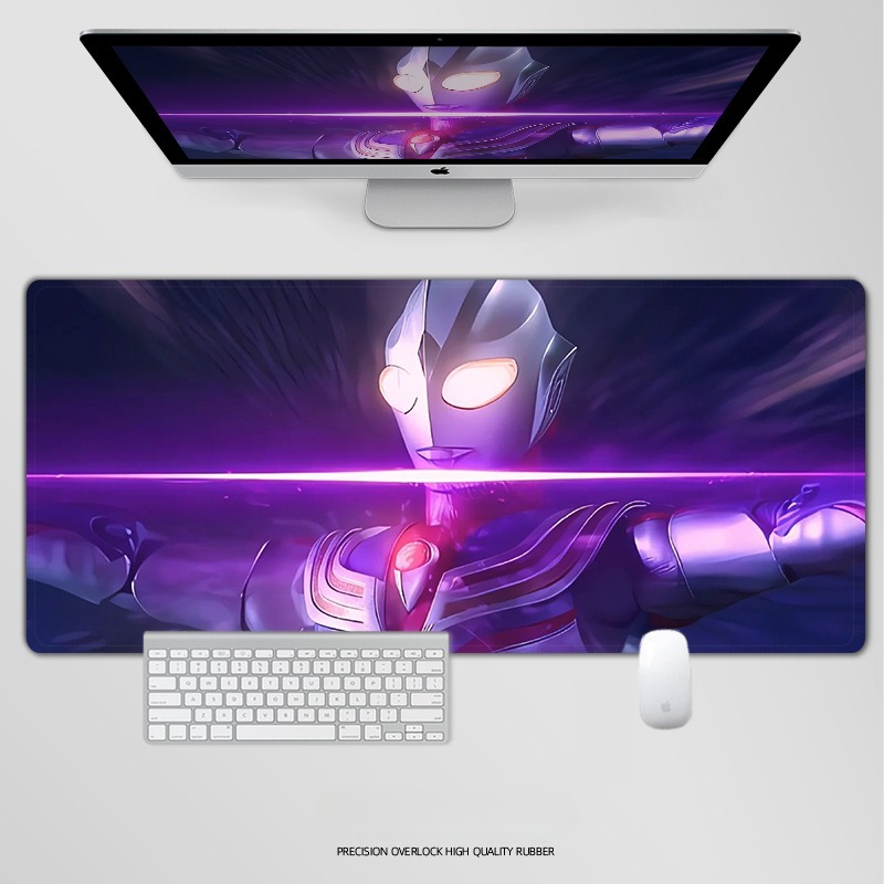 奥特曼電競超大遊戲加厚防滑鼠標墊