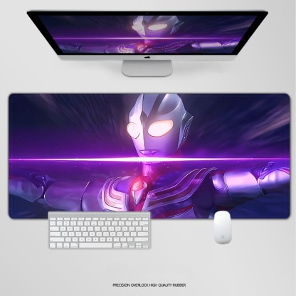 奥特曼電競超大遊戲加厚防滑鼠標墊