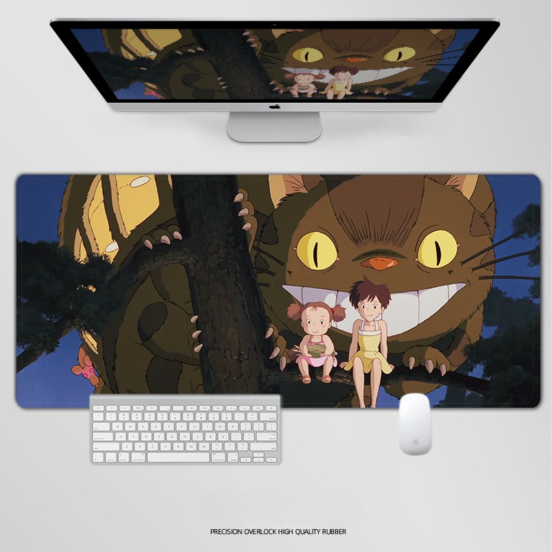 龍貓電競超大遊戲加厚防滑鼠標墊