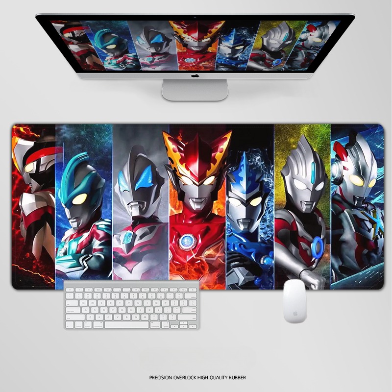 奥特曼電競超大遊戲加厚防滑鼠標墊