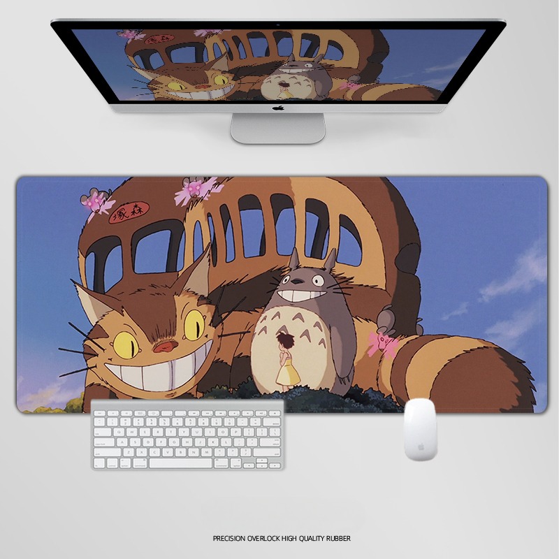 龍貓電競超大遊戲加厚防滑鼠標墊