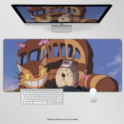 龍貓電競超大遊戲加厚防滑鼠標墊