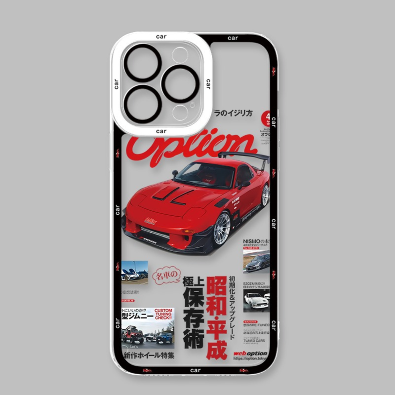 AE86賽車天使眼透明防摔軟殼