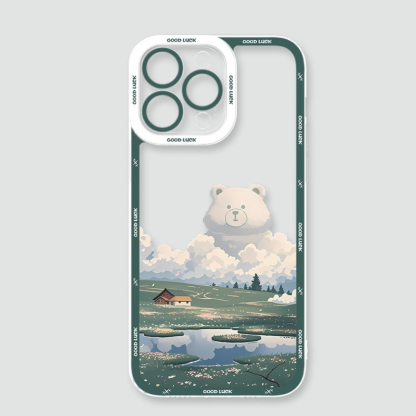 雲朵萌寵天使眼透明防摔軟殼