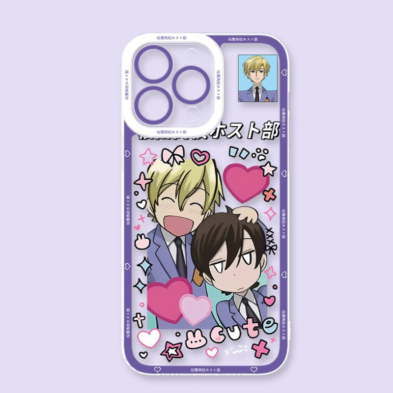 櫻花高校男公關部天使眼透明防摔軟殼