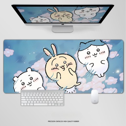 chiikawa電競超大遊戲加厚防滑鼠標墊