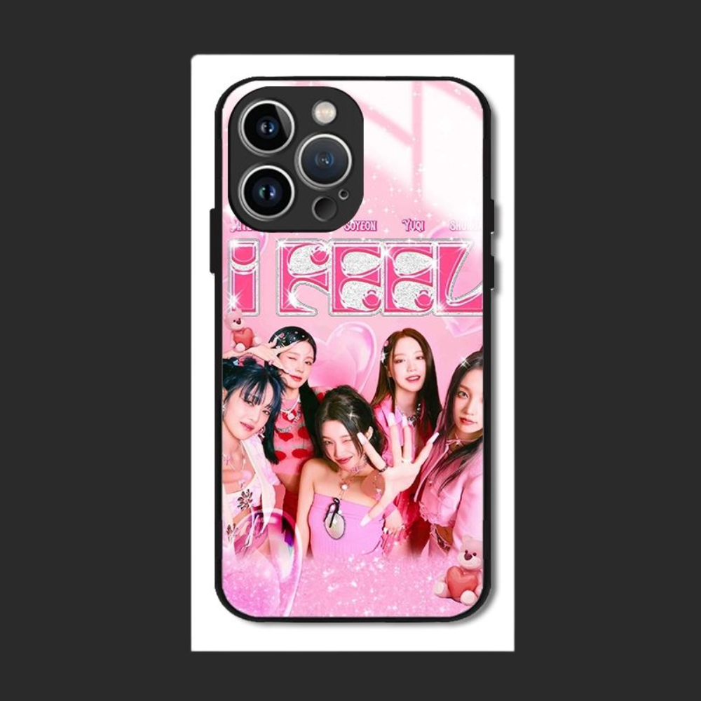 (G)I-DLE新款高清全包防摔玻璃殼-ZUIHANG SHOP