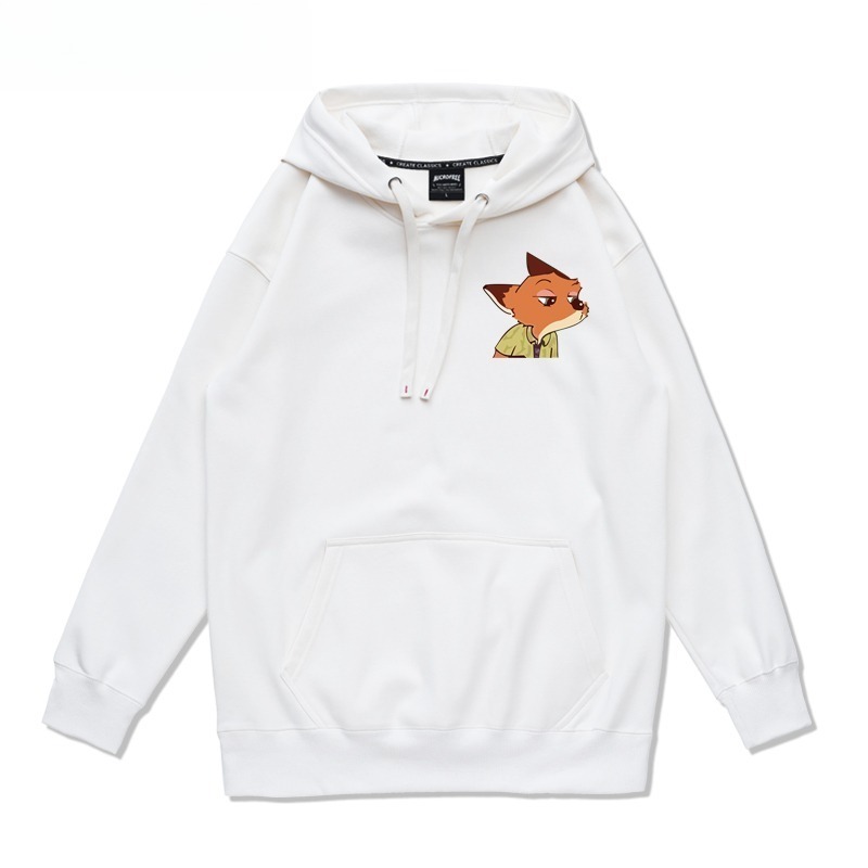 動物方城市新款 親子情侶男女連帽衛衣